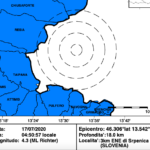 Terremoto di magnitudo 4,3 nei pressi di Bovec in Slovenia, avvertito in FVG e Veneto