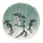 “Ricordati l’ombrello: disegni originali di Franco Matticchio” negli Spazi di Temporary Permanent