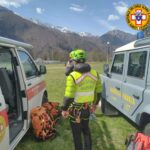 Escursionista scivola su un pendio innevato nel gruppo del Canin, recuperato dai tecnici del Cnsas