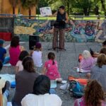 Gran finale di "Ogni biblioteca é un avventura" con lo spettacolo di cantastorie tratto dalla fiaba popolare "Venzut e Teodore" a Pordenone