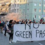 Corteo No Green Pass a Trieste. Per la terza volta in piazza i contrari all’obbligo. Le foto