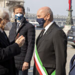 Il presidente della Repubblica Sergio Mattarella in visita a Trieste