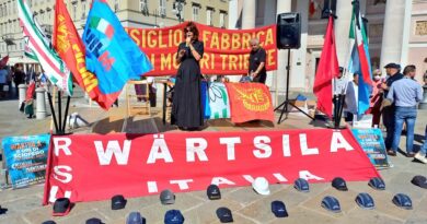 Chiusura dello stabilimento Wartsila: presidio a Trieste e sciopero degli impianti in Italia