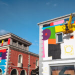 L’arte incontra lo shopping: i murales di Geometric Bang al Palmanova Outlet Village