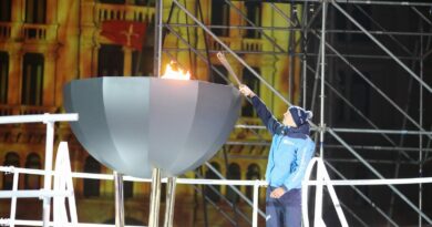 A Trieste sul mare la cerimonia d’apertura di Eyof 2023, il Festival olimpico invernale della gioventù europea