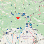 Terremoto e piccolo sciame sismico con epicentro nei pressi del monte Verzegnis
