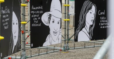L’arte contro il femminicidio: inaugurata a Udine l’installazione pubblica “Ci sono amori senza paradiso” per tutte le donne vittime di femminicidio