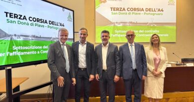 Terza corsia A4, firmato il contratto per i lavori tra San Donà e Portogruaro