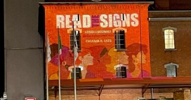 Il Molino Zuzzi di Pordenone faro arancione contro la violenza sulle donne