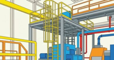 Contesto industriale e scale con gabbia: adeguamenti richiesti