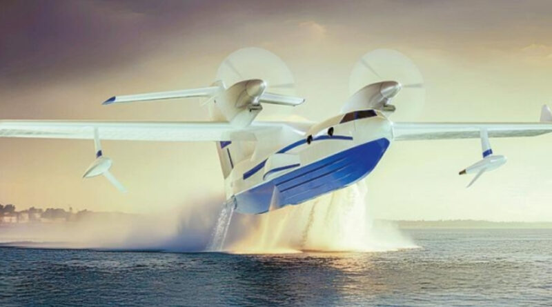 Spegnimento dei roghi boschivi, a Gorizia la produzione del nuovo aereo anfibio antincendio WF-X