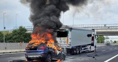 Incidente mortale sulla A4 tra San Donà e Cessalto, auto finisce contro camion e si incendia