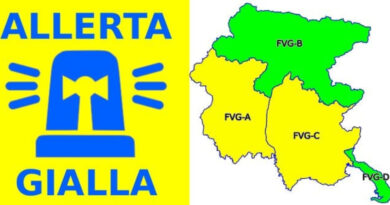 Allerta meteo gialla su Pordenonese, Friuli e Collio: temporali forti attesi sabato 11 luglio